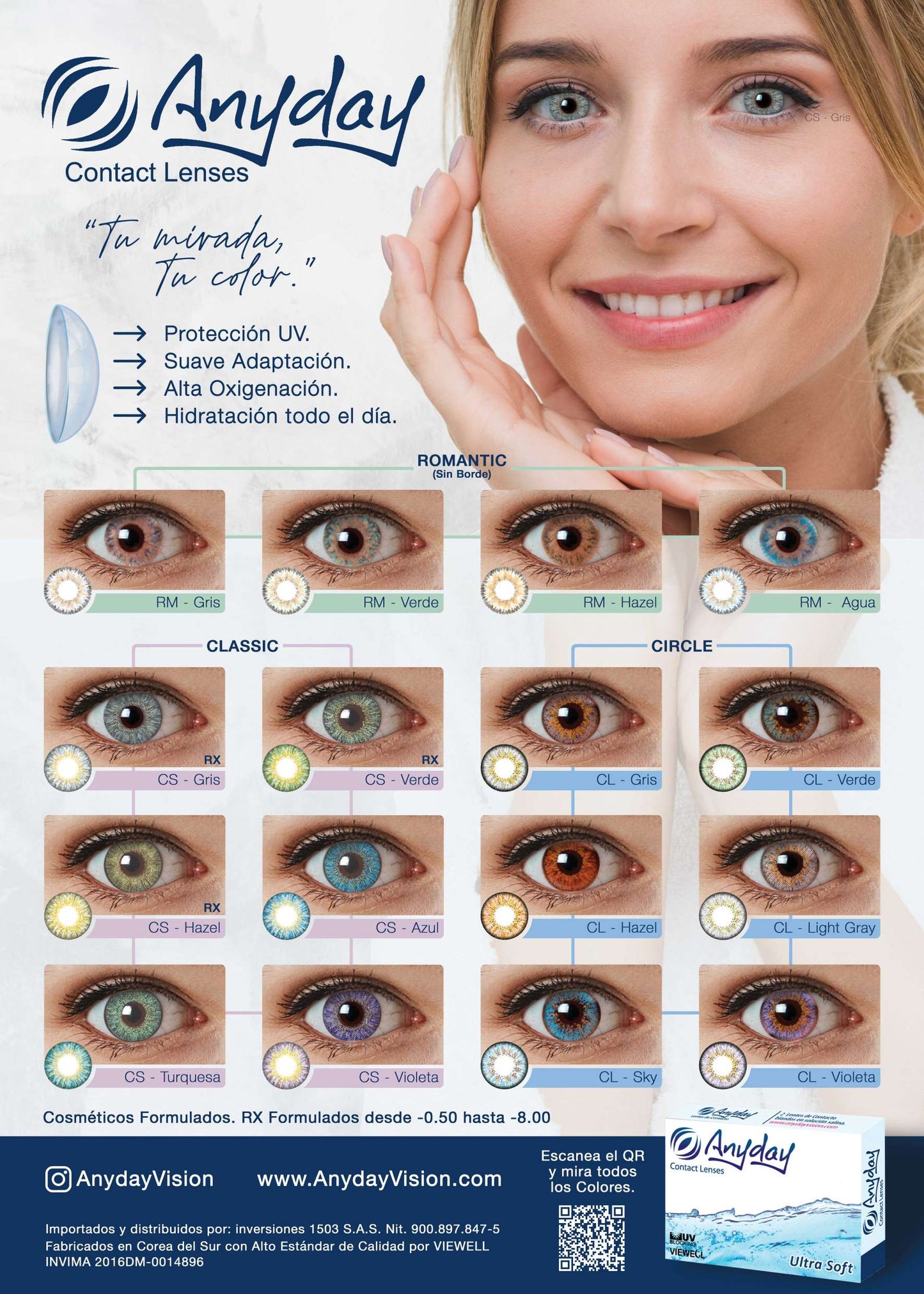 Lentes Cosméticos de Color (2 unidades)