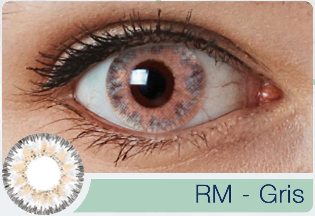 Lentes Formulados Color Romatic RM GRIS (2 unidades)
