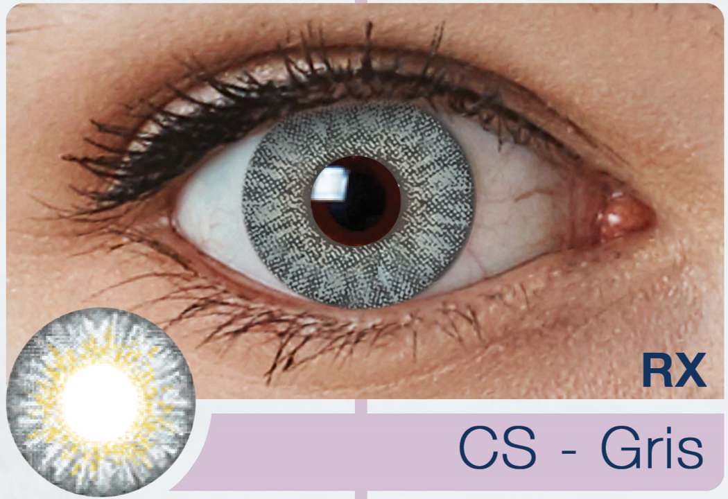 Lentes Formulados Color Gris (2 unidades)